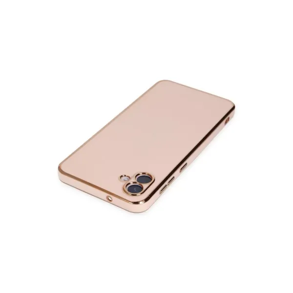 Samsung Galaxy A04 Kılıf Volet Silikon - Pembe