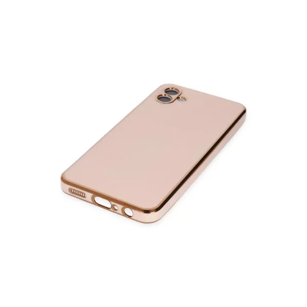 Samsung Galaxy A04 Kılıf Volet Silikon - Pembe