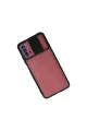 Xiaomi Redmi 9t Kılıf Palm Buzlu Kamera Sürgülü Silikon - Siyah