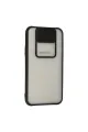 Samsung Galaxy J7 Kılıf Palm Buzlu Kamera Sürgülü Silikon - Siyah