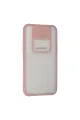 Samsung Galaxy J7 Kılıf Palm Buzlu Kamera Sürgülü Silikon - Pembe
