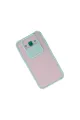 Samsung Galaxy J7 Kılıf Palm Buzlu Kamera Sürgülü Silikon - Turkuaz