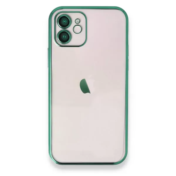 Apple İphone 11 Kılıf Razer Lensli Silikon - Yeşil
