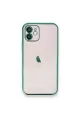 Apple İphone 11 Kılıf Razer Lensli Silikon - Yeşil
