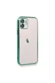 Apple İphone 11 Kılıf Razer Lensli Silikon - Yeşil