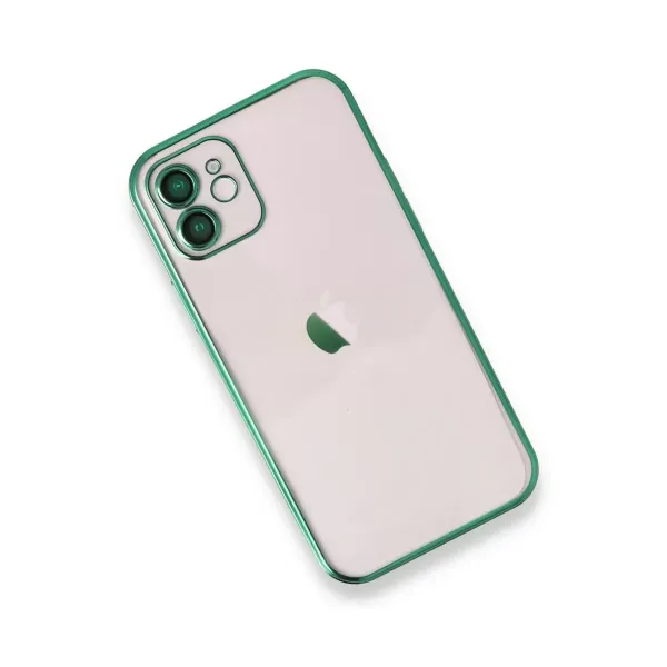 Apple İphone 11 Kılıf Razer Lensli Silikon - Yeşil
