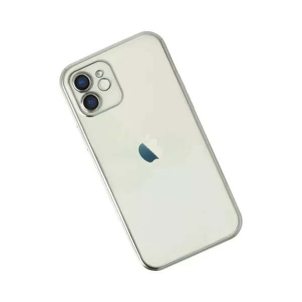 Apple İphone 11 Kılıf Razer Lensli Silikon - Gümüş