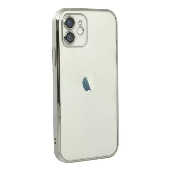 Apple İphone 11 Kılıf Razer Lensli Silikon - Gümüş