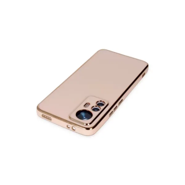 Xiaomi Mi 12t Pro Kılıf Volet Silikon - Pembe