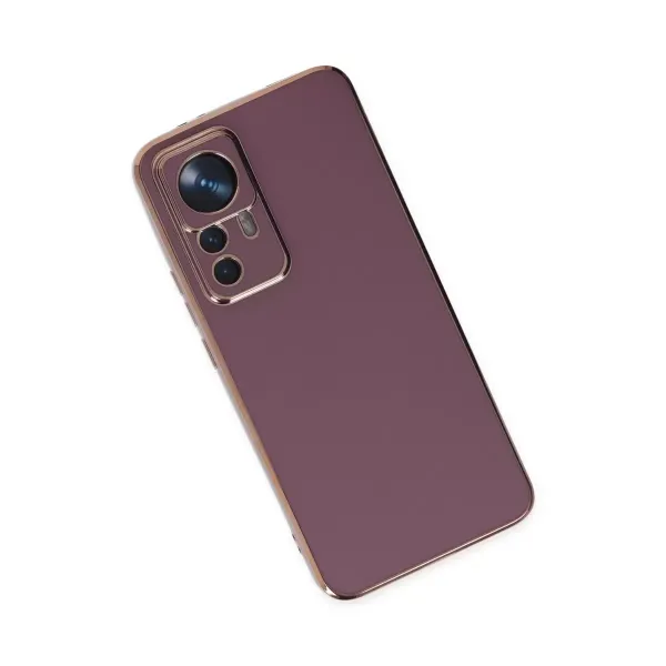 Xiaomi Mi 12t Pro Kılıf Volet Silikon - Mor