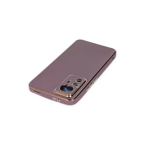 Xiaomi Mi 12t Pro Kılıf Volet Silikon - Mor