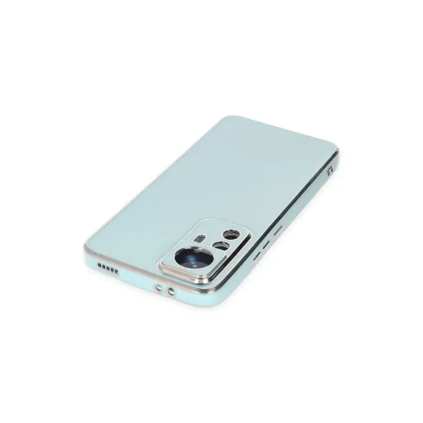 Xiaomi Mi 12t Pro Kılıf Volet Silikon - Açık Yeşil