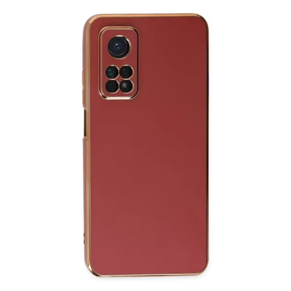 Xiaomi Mi 10t Kılıf Volet Silikon - Kırmızı