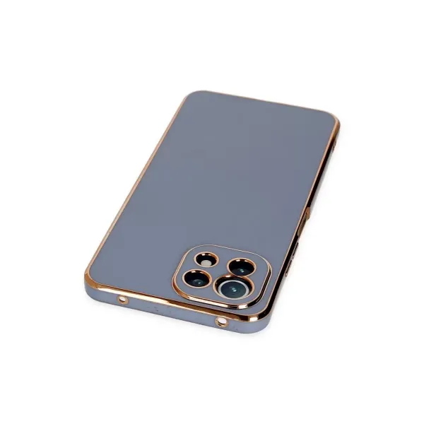 Xiaomi Mi 11 Lite Kılıf Volet Silikon - Mavi