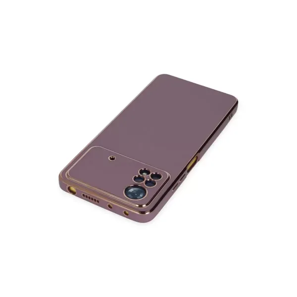 Xiaomi Poco X4 Pro 5g Kılıf Volet Silikon - Mor