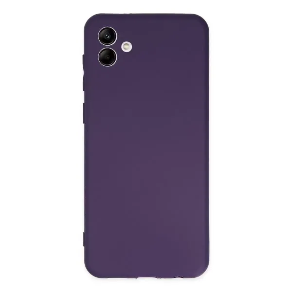 Samsung Galaxy A04 Kılıf First Silikon - Mor