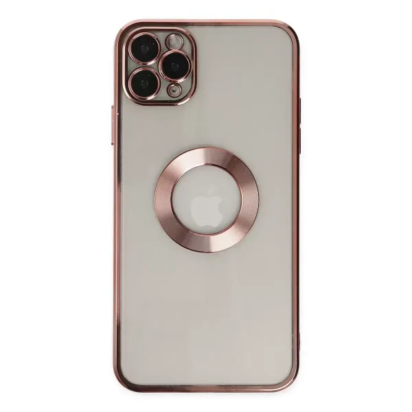 Apple İphone 11 Pro Kılıf Slot Silikon - Rose Gold