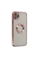Apple İphone 11 Pro Kılıf Slot Silikon - Rose Gold