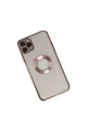 Apple İphone 11 Pro Kılıf Slot Silikon - Rose Gold