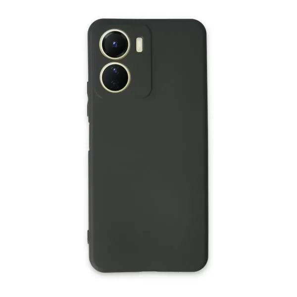 Vivo Y16 Kılıf First Silikon - Koyu Yeşil