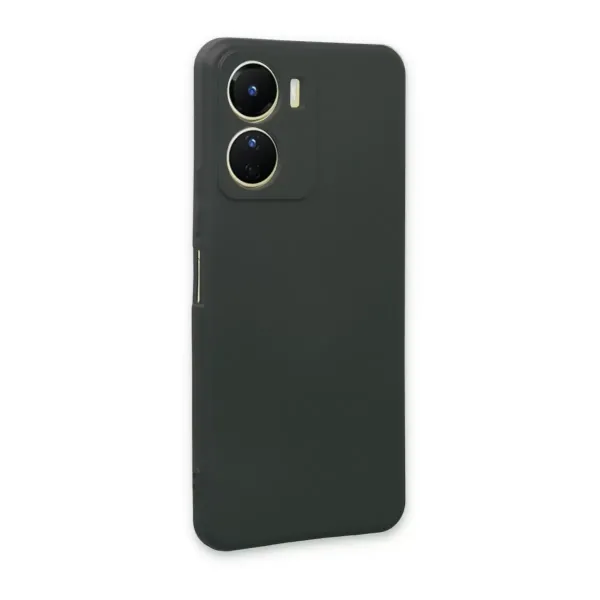 Vivo Y16 Kılıf First Silikon - Koyu Yeşil