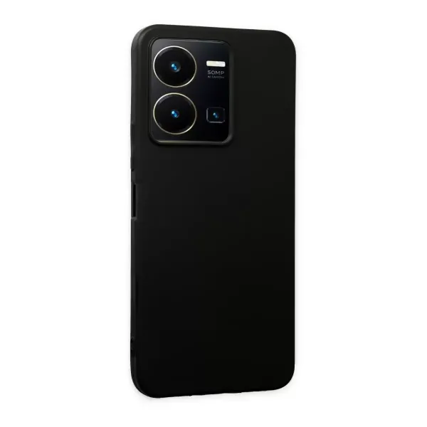 Vivo Y35 Kılıf First Silikon - Siyah