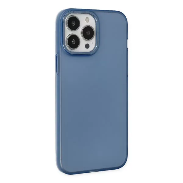 Apple İphone 14 Pro Kılıf Modos Metal Kapak - Lacivert