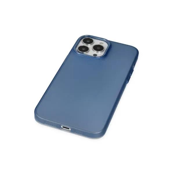 Apple İphone 14 Pro Kılıf Modos Metal Kapak - Lacivert