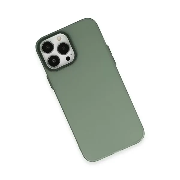 Apple İphone 14 Pro Kılıf Modos Metal Kapak - Koyu Yeşil