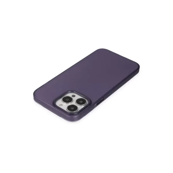 Apple İphone 14 Pro Kılıf Modos Metal Kapak - Derin Mor