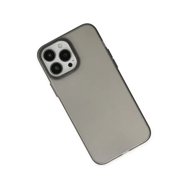 Apple İphone 14 Pro Max Kılıf Modos Metal Kapak - Siyah