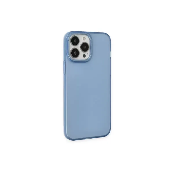 Apple İphone 14 Pro Max Kılıf Modos Metal Kapak - Mavi