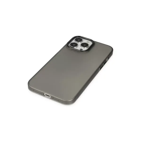 Apple İphone 13 Pro Max Kılıf Modos Metal Kapak - Siyah