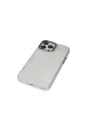 Apple İphone 13 Pro Max Kılıf Modos Metal Kapak - Şeffaf