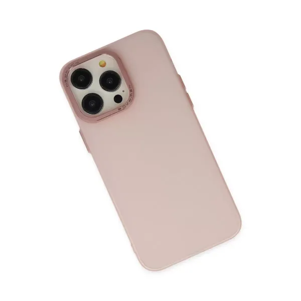 Apple İphone 13 Pro Max Kılıf Modos Metal Kapak - Pembe