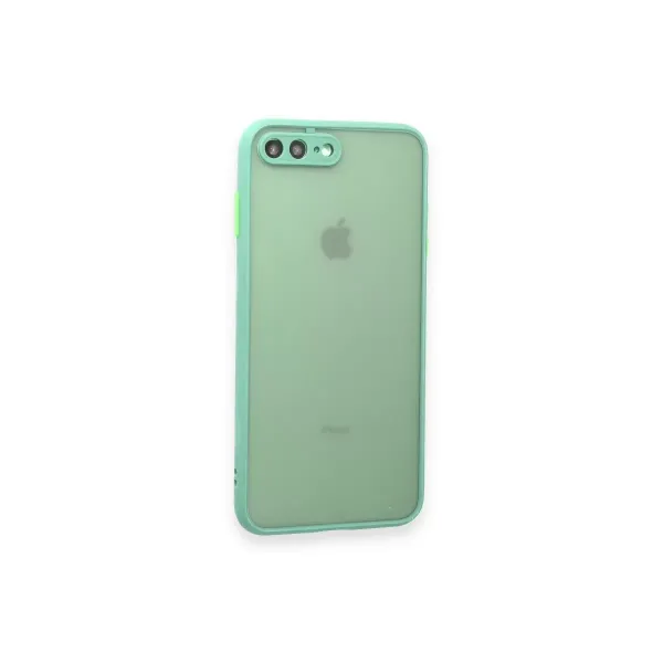 Apple İphone 7 Plus Kılıf Montreal Silikon Kapak - Turkuaz