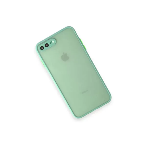 Apple İphone 7 Plus Kılıf Montreal Silikon Kapak - Turkuaz