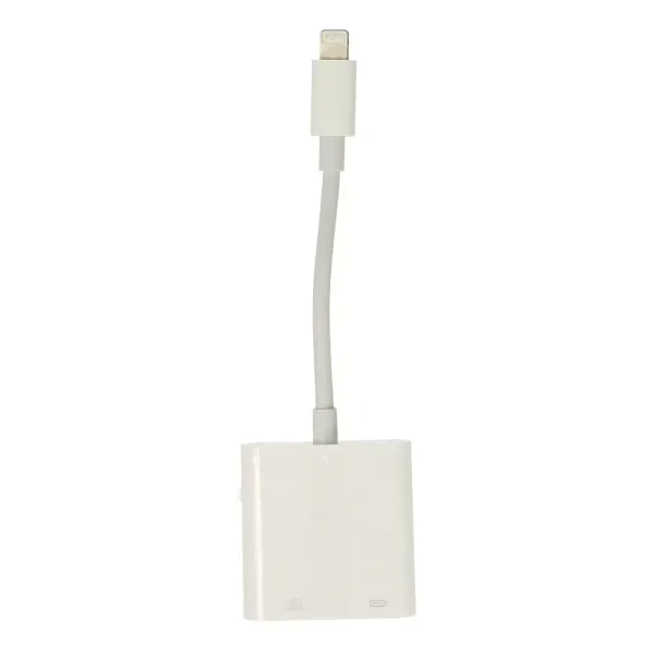 Apr22 Iphone Otg 2in1 - Beyaz