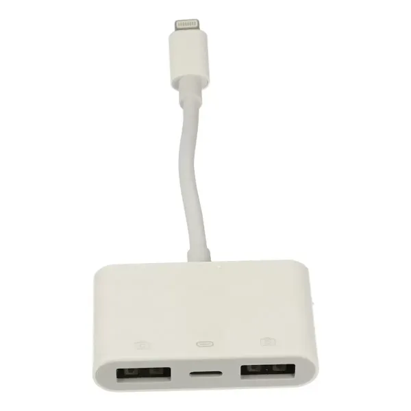 Apr23 Iphone Otg 3in1 - Beyaz