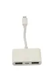 Apr23 Iphone Otg 3in1 - Beyaz