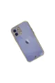 Apple İphone 12 Kılıf Liva Taşlı Silikon - Beyaz