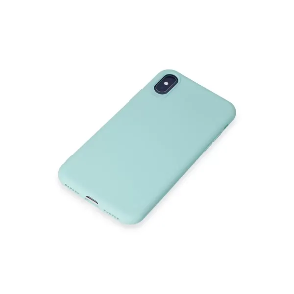 Apple İphone X Kılıf First Silikon - Turkuaz