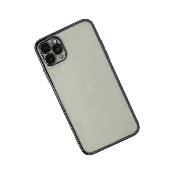 Apple İphone 11 Pro Kılıf Razer Lensli Silikon - Siyah