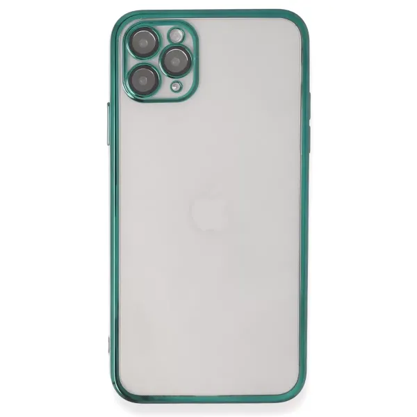 Apple İphone 11 Pro Kılıf Razer Lensli Silikon - Yeşil