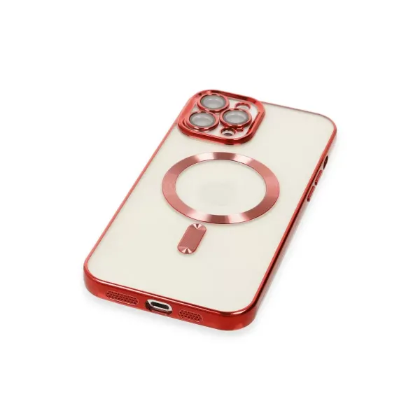Apple İphone 12 Pro Max Kılıf Kross Magneticsafe Kapak - Kırmızı