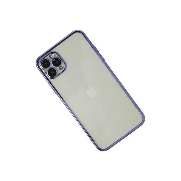 Apple İphone 11 Pro Kılıf Razer Lensli Silikon - Mor
