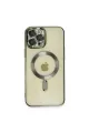 Apple İphone 12 Pro Max Kılıf Kross Magneticsafe Kapak - Koyu Yeşil