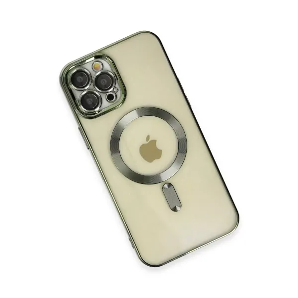 Apple İphone 12 Pro Max Kılıf Kross Magneticsafe Kapak - Koyu Yeşil