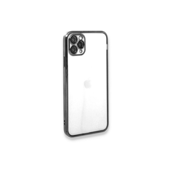Apple İphone 11 Pro Kılıf Razer Lensli Silikon - Gümüş