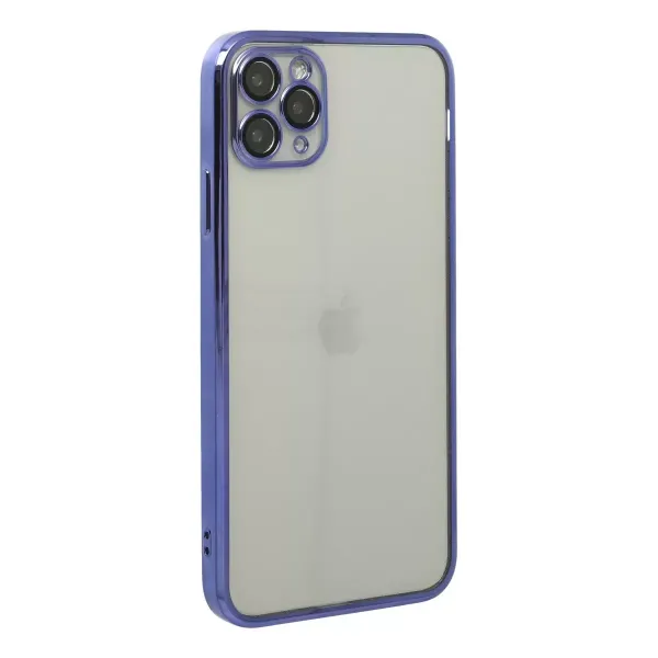 Apple İphone 11 Pro Max Kılıf Razer Lensli Silikon - Mor